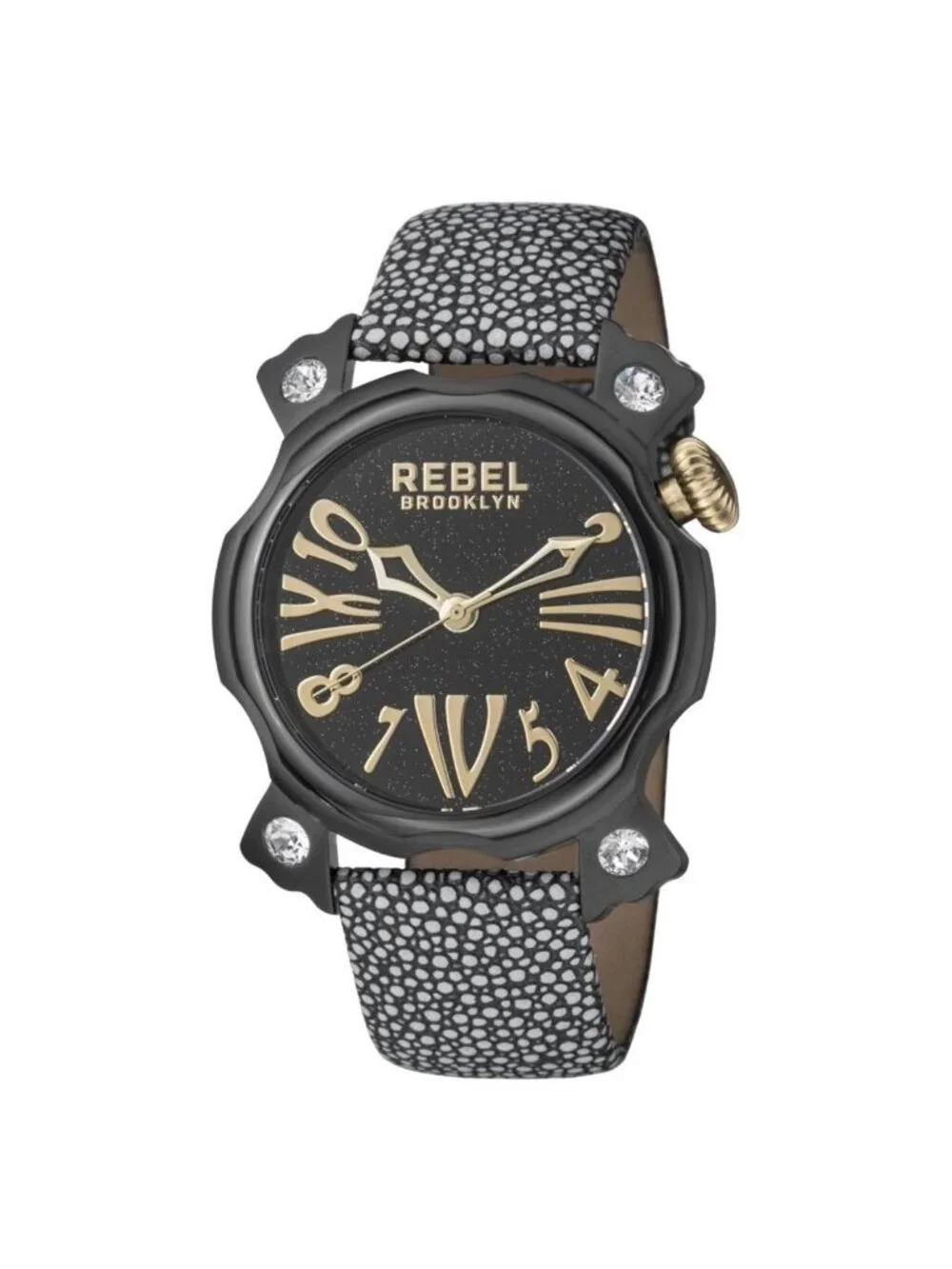 NWT Rebel Coney Island Black Dial Watch